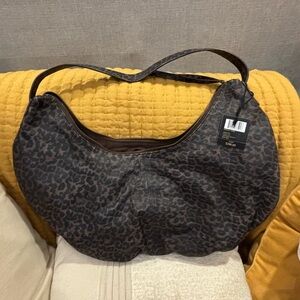 FRYE LEOPARD MADDIE HOBO BAG NWT